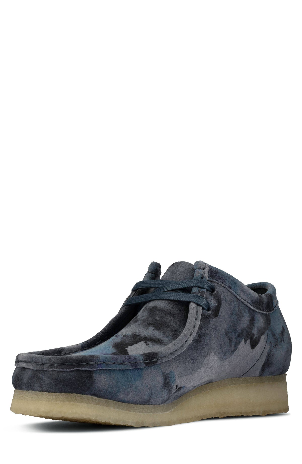 Blue Camo Wallabee Shoes I180473