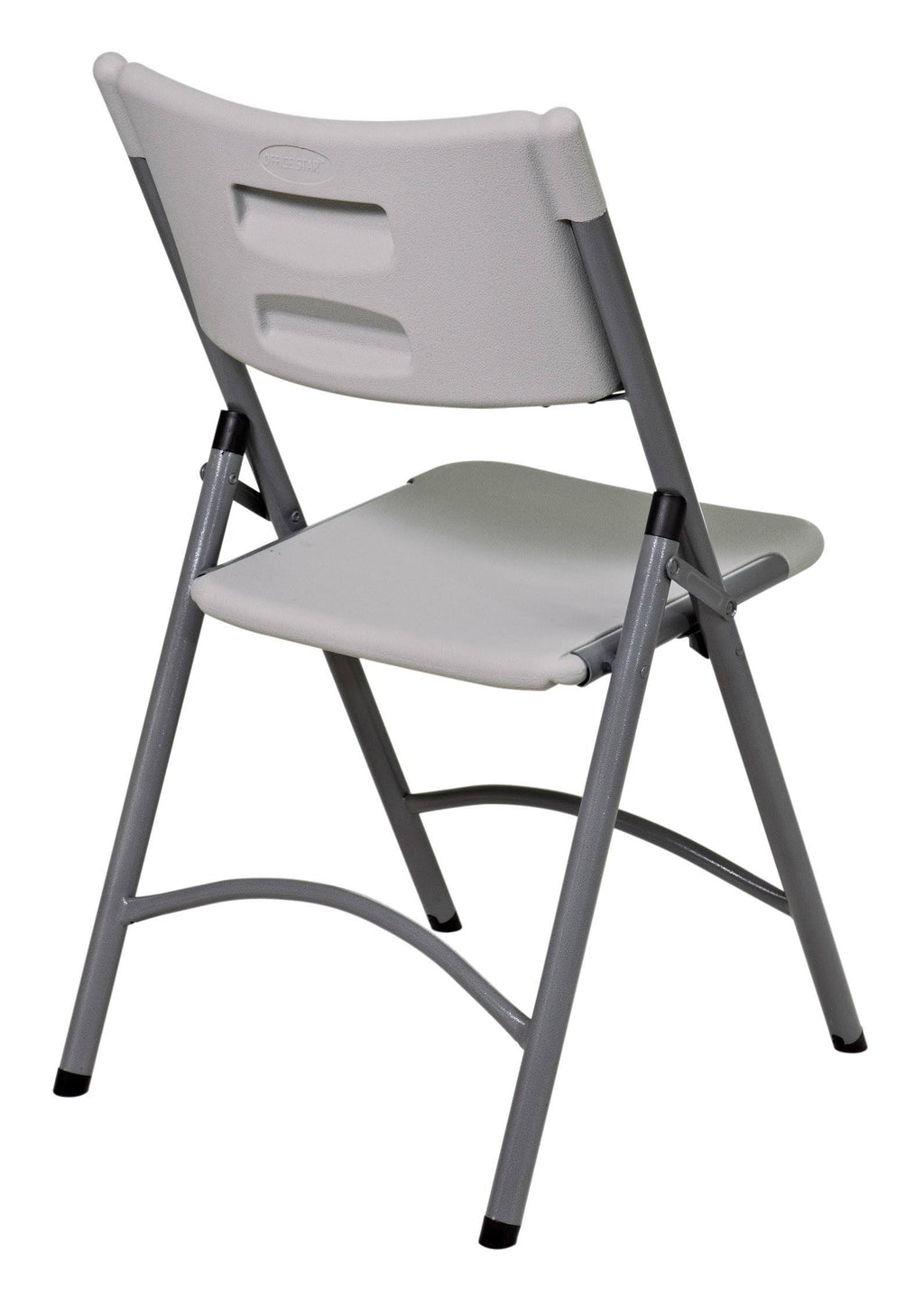 White/Grey Plastic Resin Chair 4 Pack X115