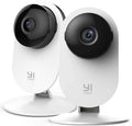 2pc 1080p WiFi Smart Indoor Security Camera with Night Vision J405693