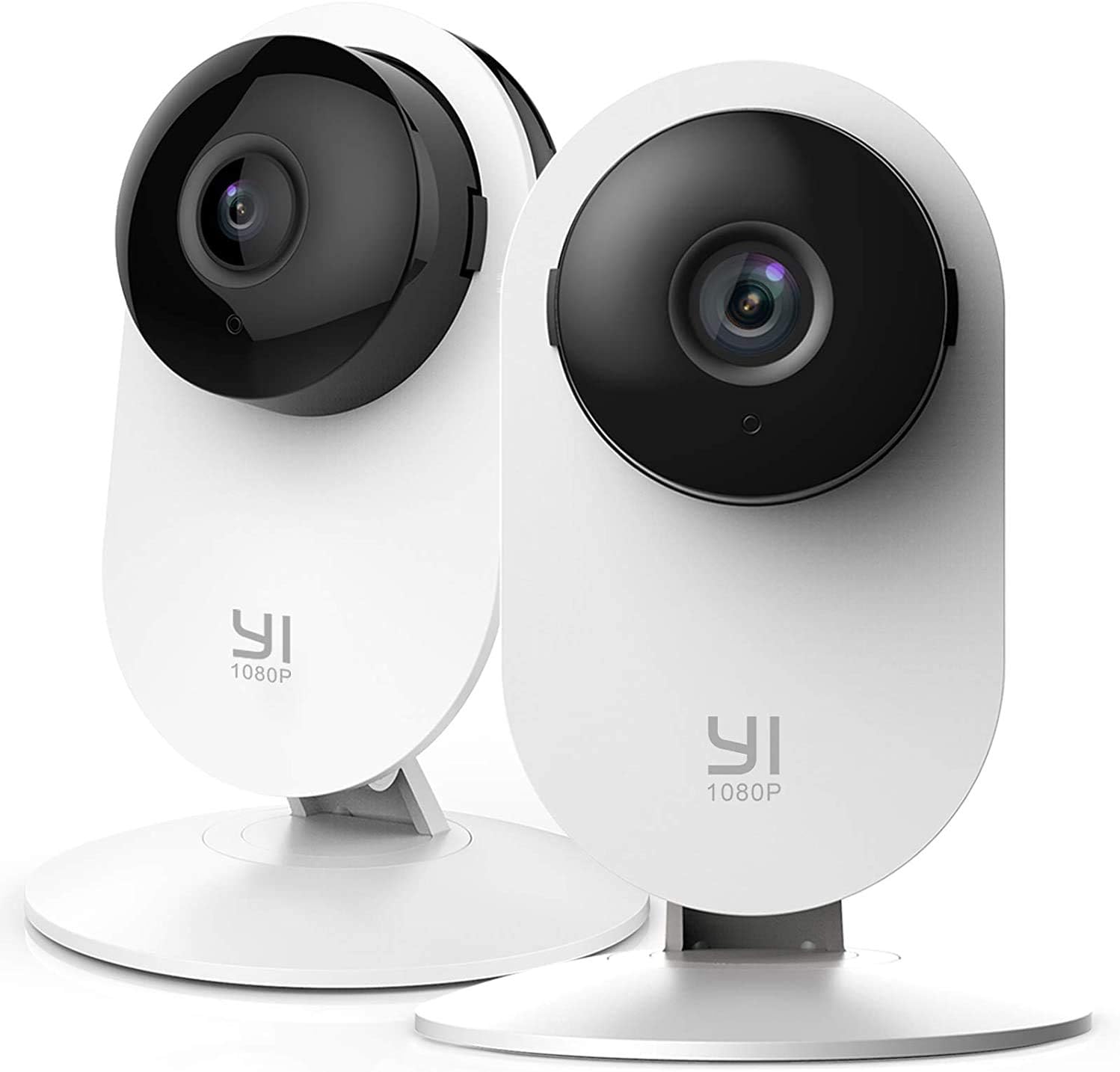 2pc 1080p WiFi Smart Indoor Security Camera with Night Vision J405693
