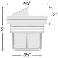 Bronze Shielded Well Light W3332