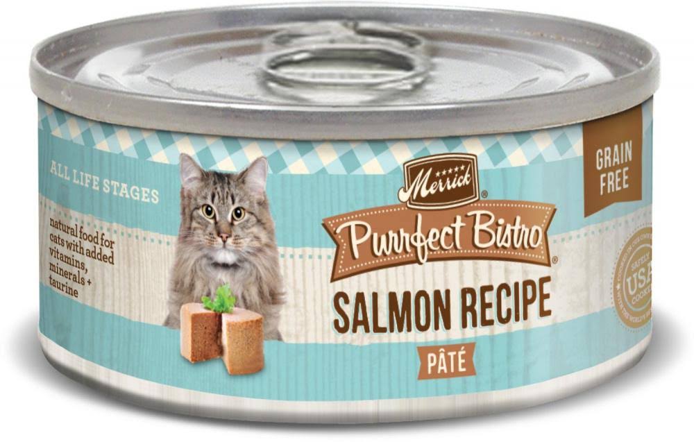 Salmon Pate Grain Free Canned Cat Food, 5.5-oz, Case of 24 D1812