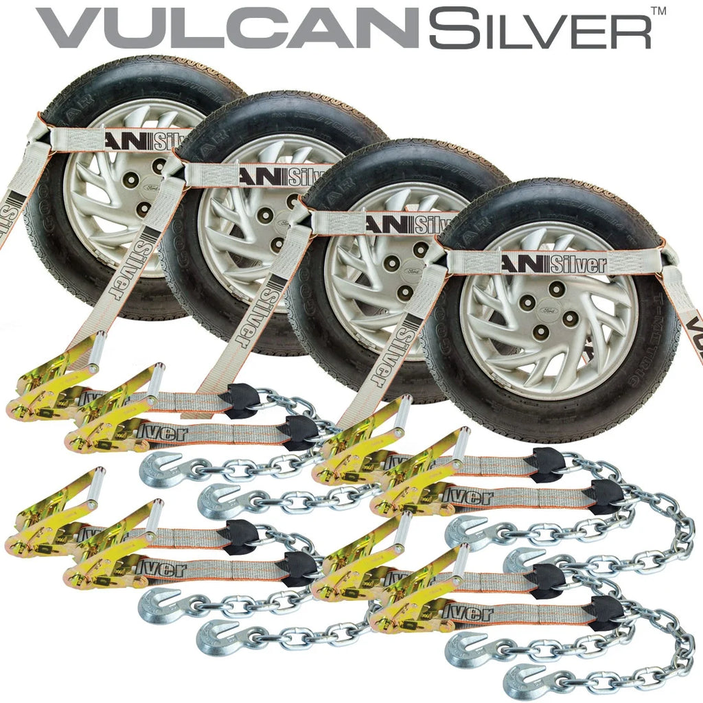 Car Tie Down Chain Anchors Side Rail 4 Pack 3300 Lbs SWL N7767