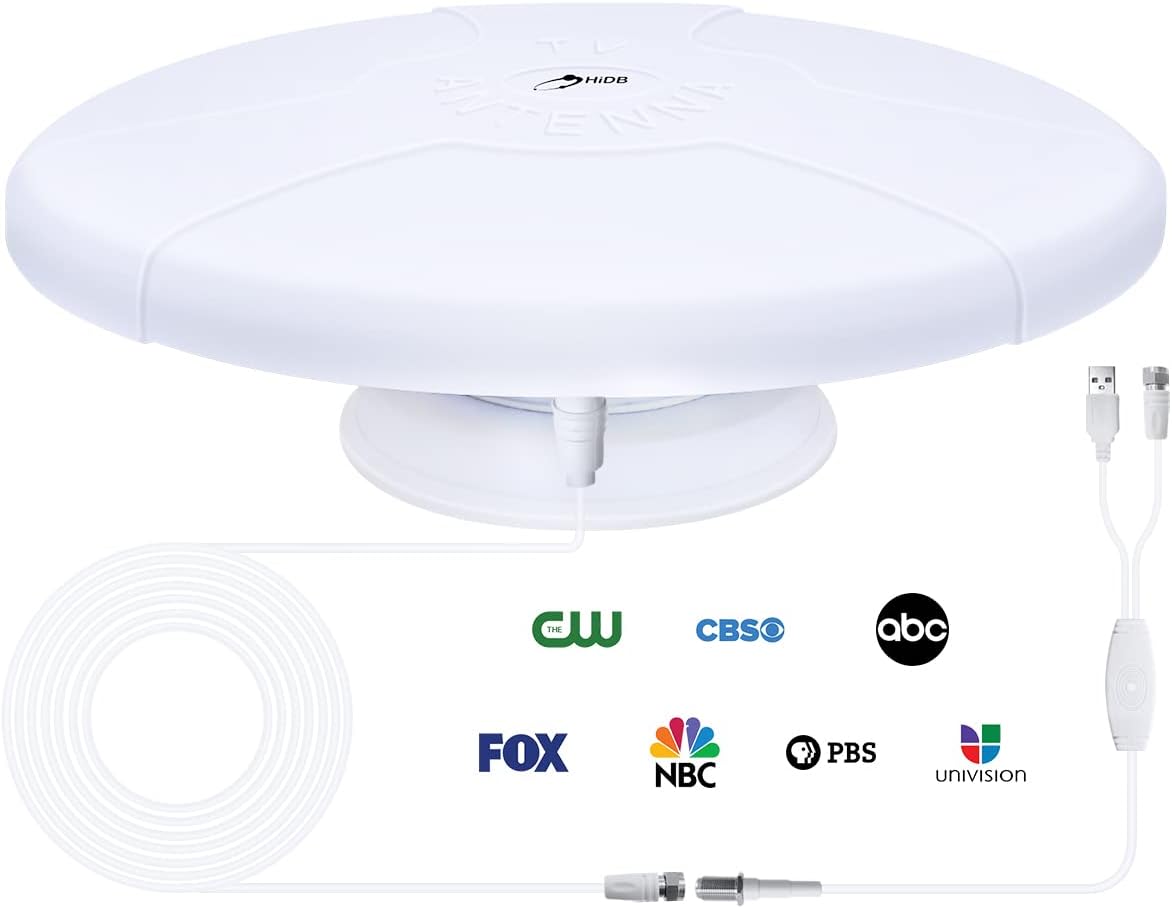 Amplified Digital HD TV Antenna with Magnetic Base, Pack of 2 P6696