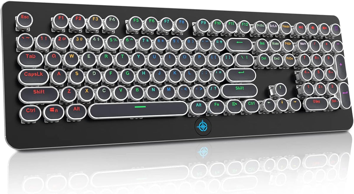 Black Mechanical Gaming Keyboard 87 Keys Pack of 2 P1920