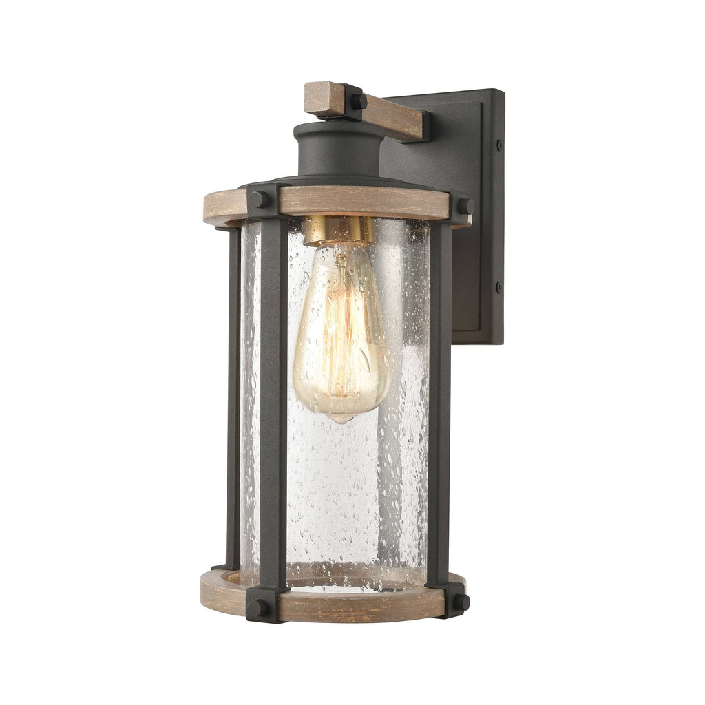Charcoal and Beechwood 1 Light Sconce G750160