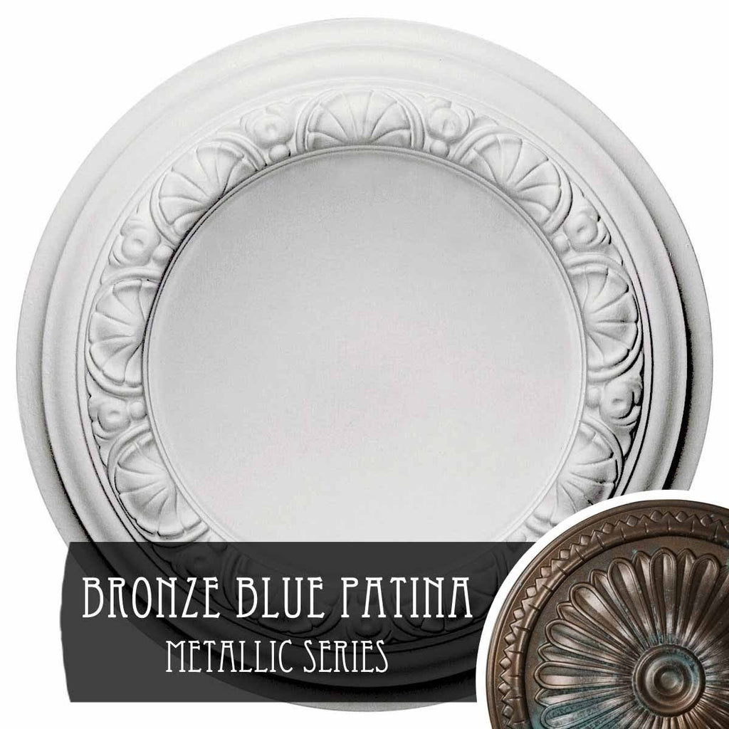 12 1/2x22OD x 1 1/2x22P Ceiling Medallion D861