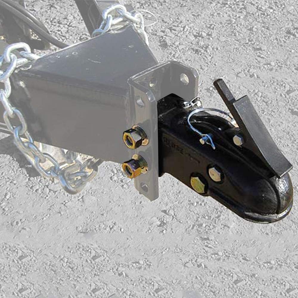 Heavy Duty Cast Adjustable Trailer Coupler 2-5/16 in, 15000LBS Capacity, Pack of 2 A81832