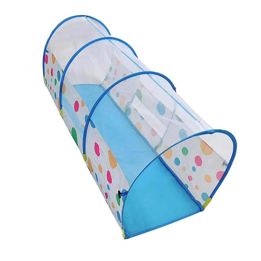 Blue Play Tunnel for Kids Indoor Outdoor Toy Tube H206398