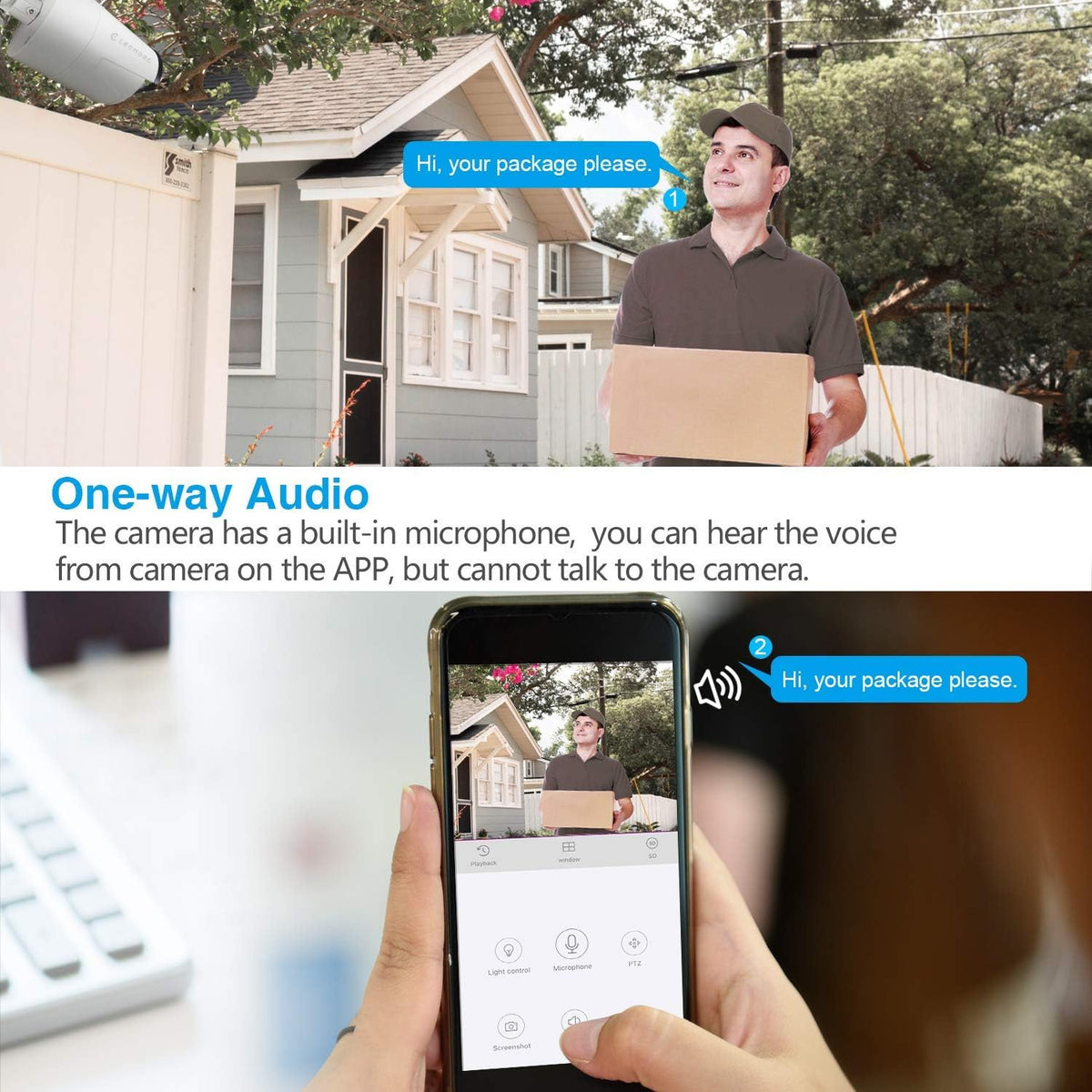 10.1 Monitor Wireless Security Camera System, 4pcs 3MP Indoor Outdoor Night Vision Camera, 1TB HDD O130