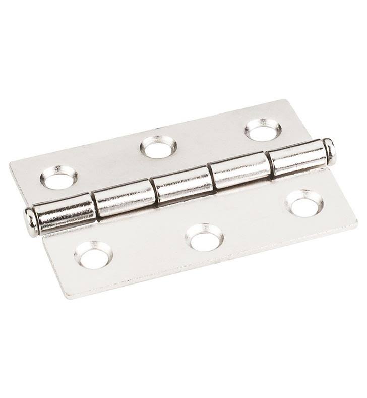 2 1/2x22 Single Full Swaged Butt Cabinet Door Hinge in Bright White G841309