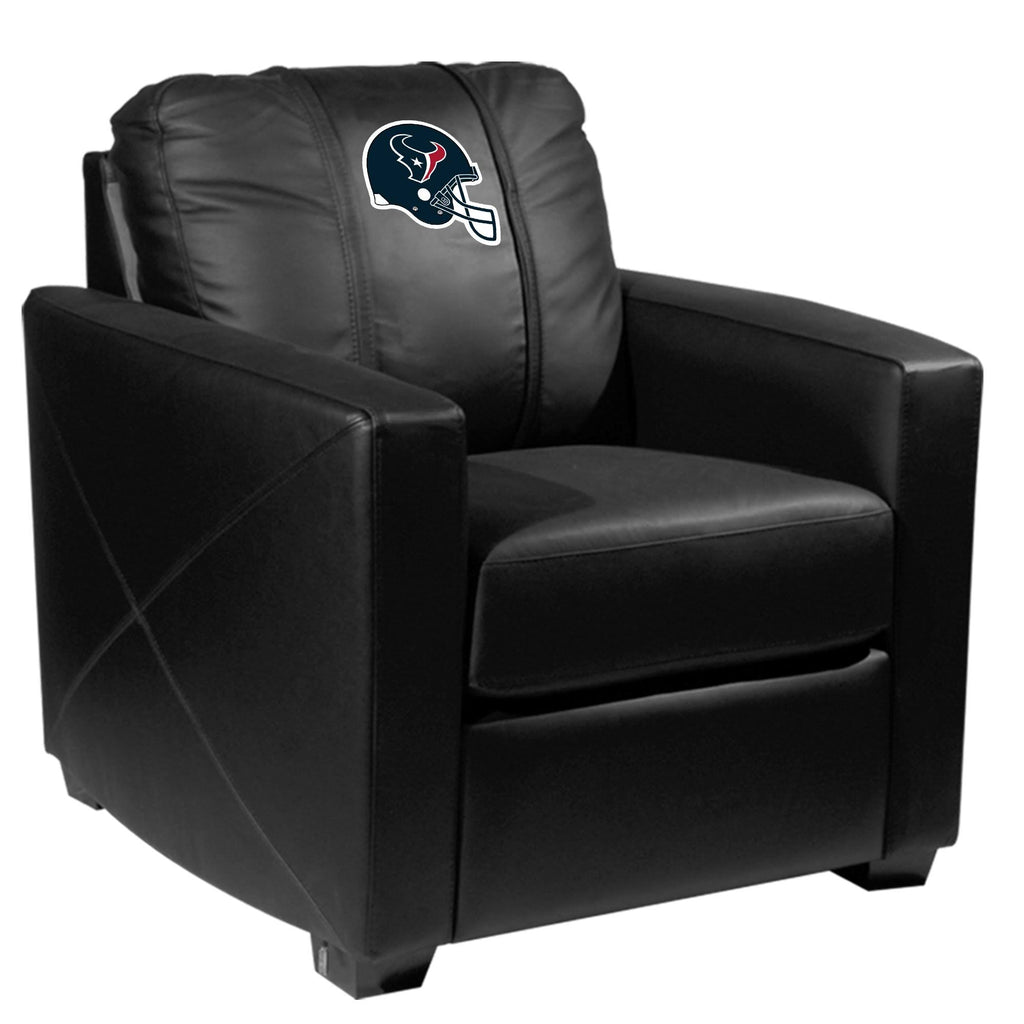 Silver Club Chair with Helmet Logo L597161