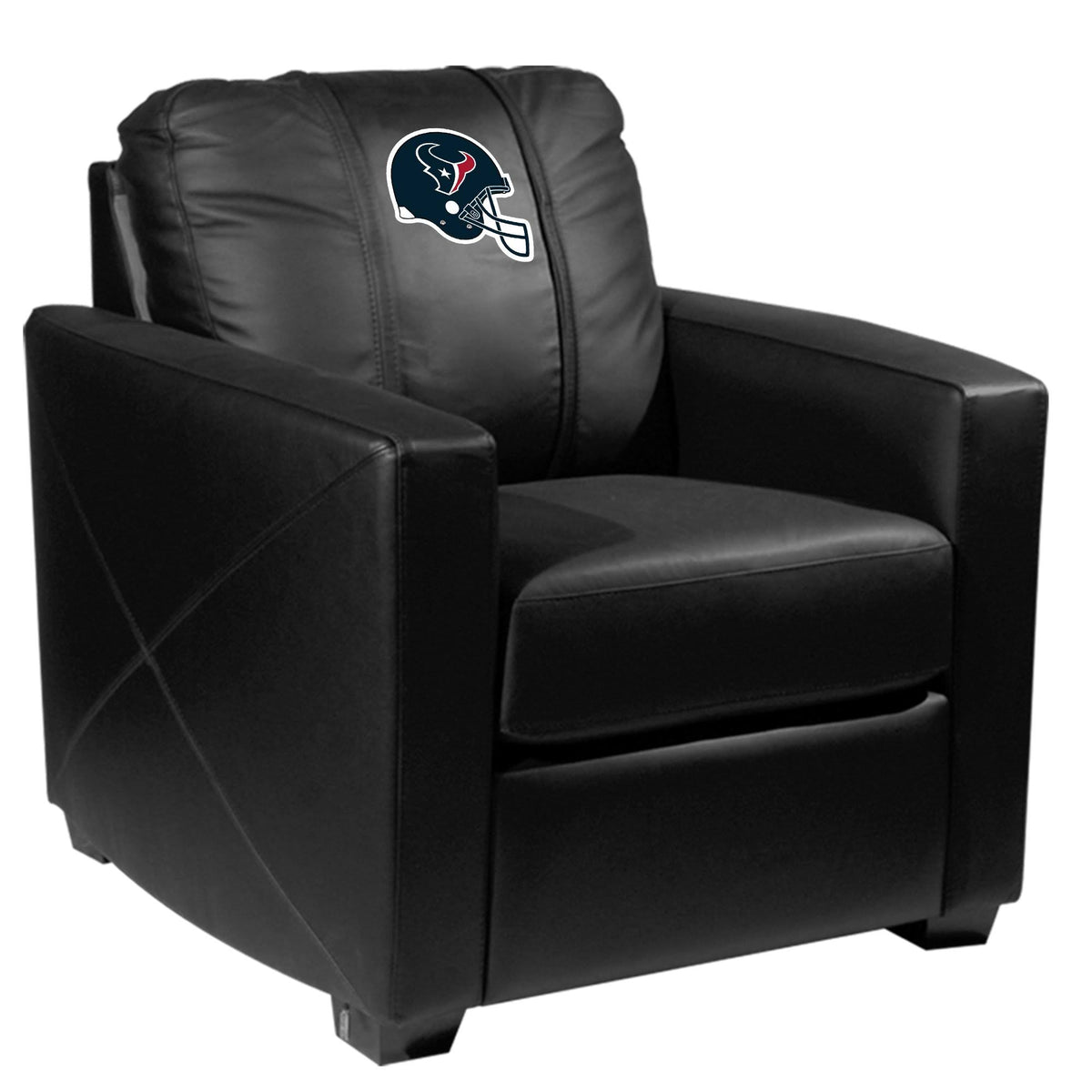 Silver Club Chair with Helmet Logo L597161