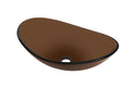 Oil Rubbed Bronze Glass Vessel Bathroom Sink Set W19301