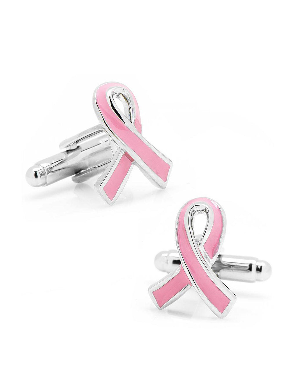 Pink Ribbon Breast Cancer Awareness Cufflinks Q5838