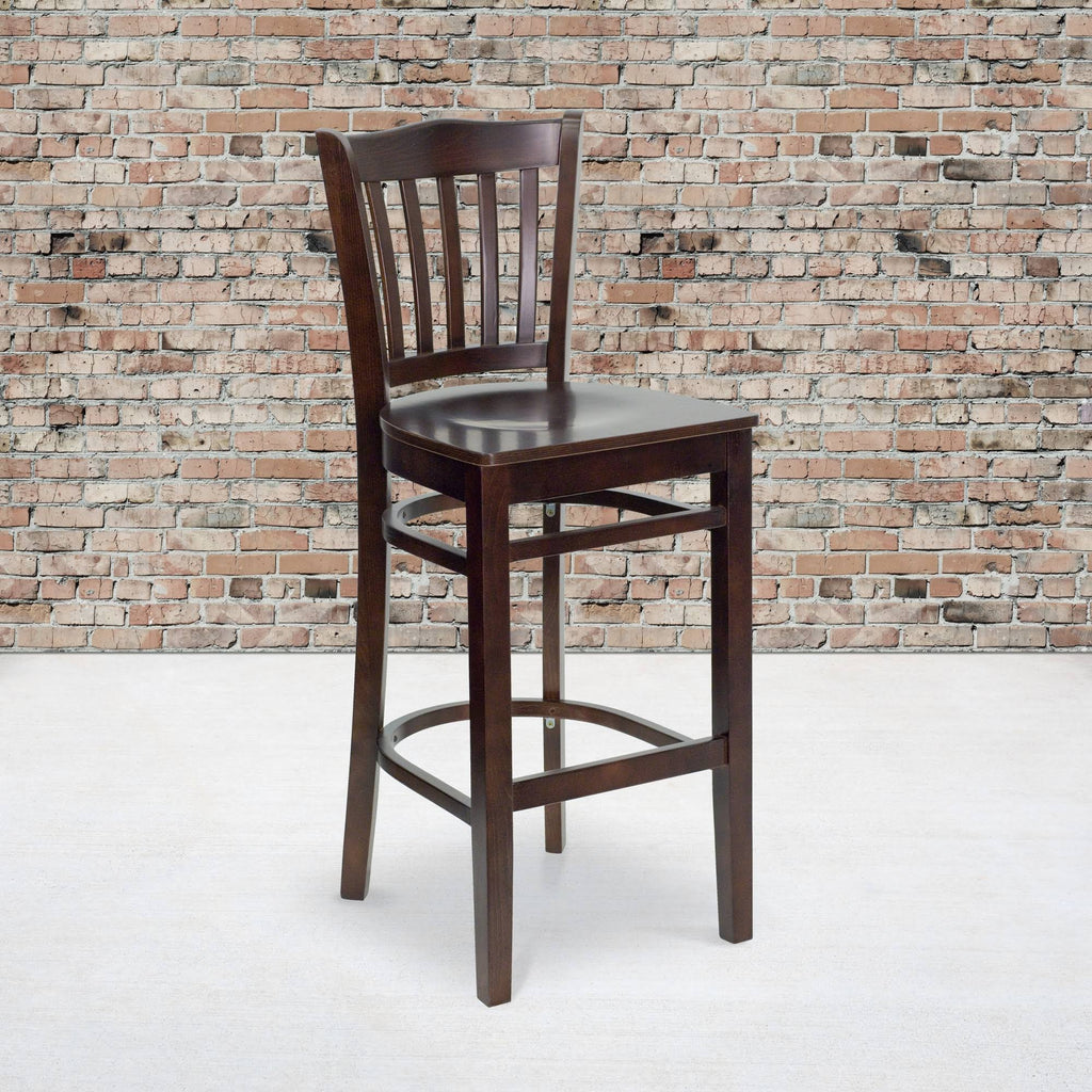 Walnut Wood Barstool C81069