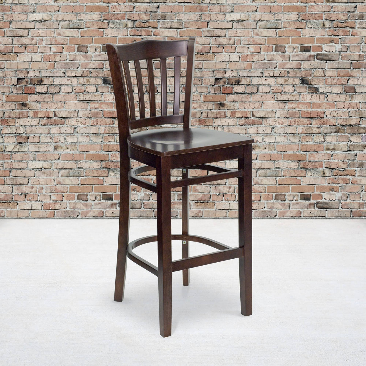 Walnut Wood Barstool C81069