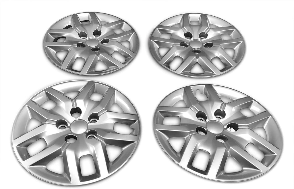 Silver 17 inch Hubcap Set of 4 Pcs P9358