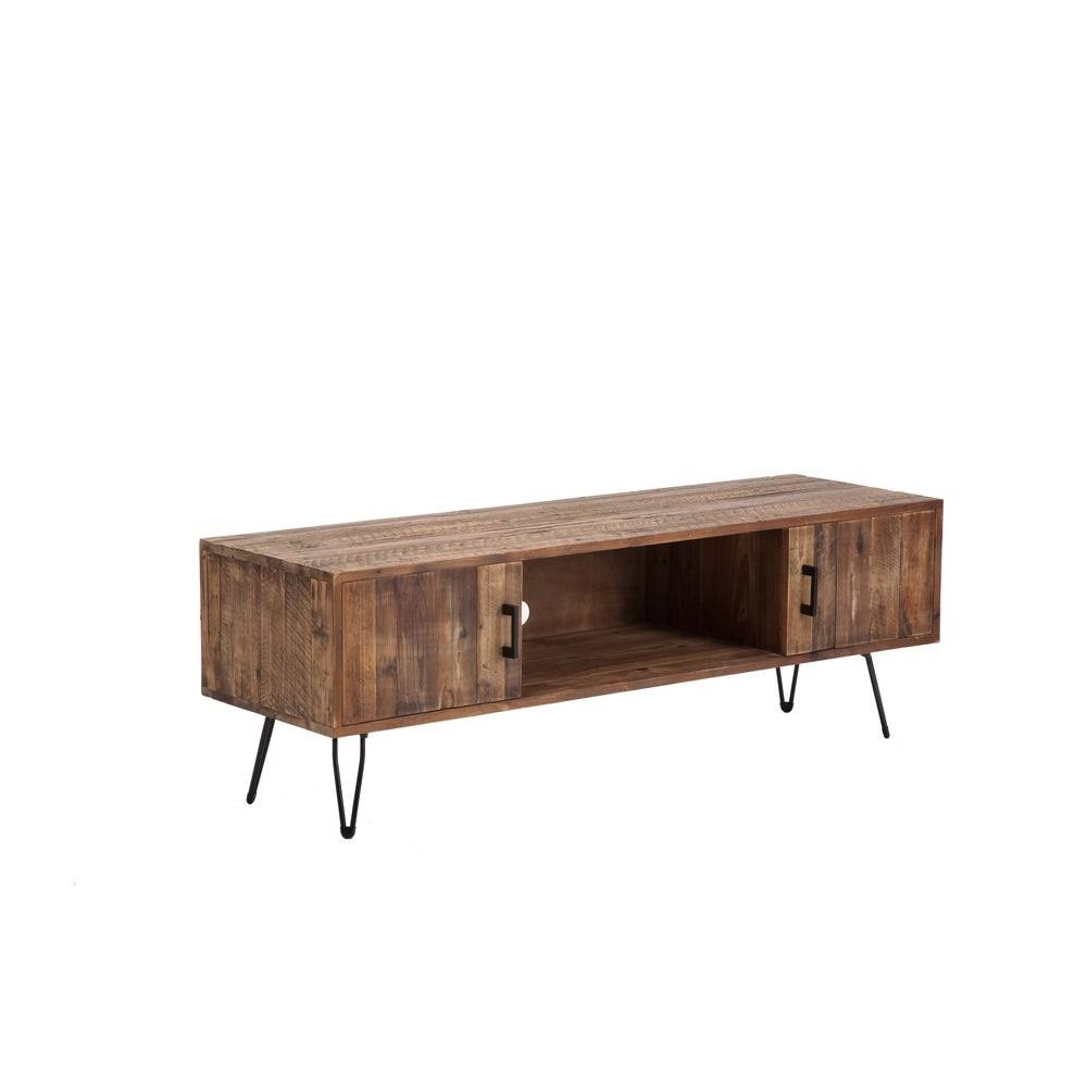 Carbon Black Media TV Stand Y87047