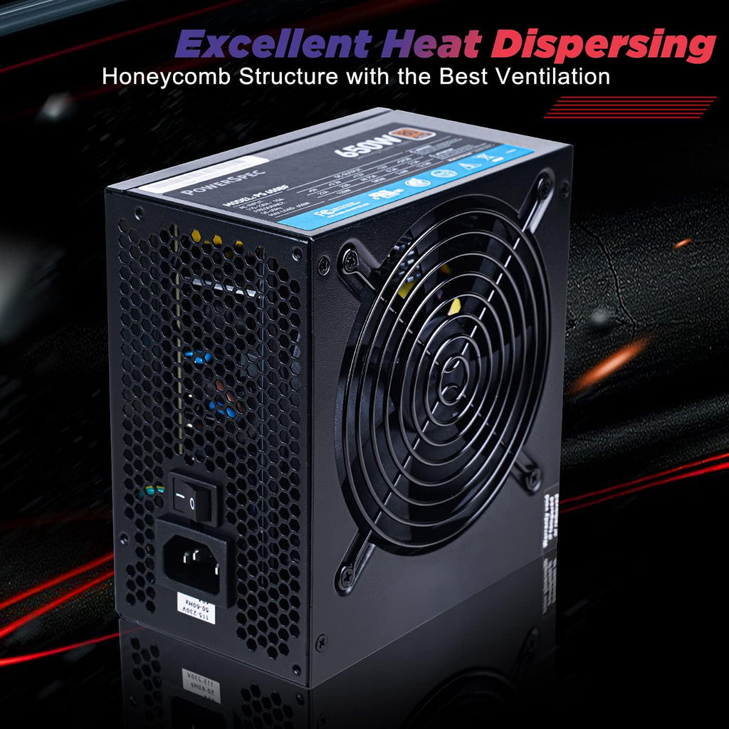 650W 80 Plus Bronze Non-Modular ATX Power Supply D6470
