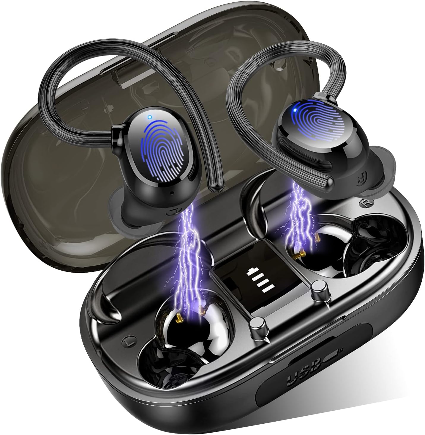 Wireless Bluetooth 5.1 Earbuds with Mic, IP7 Waterproof, Pack of 2 S197103